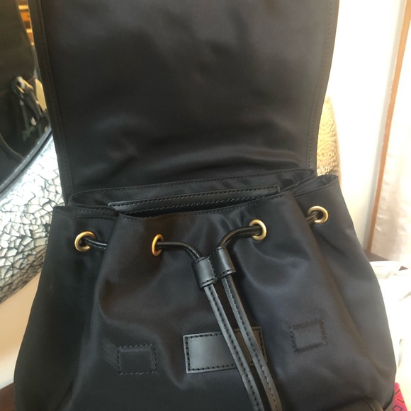 Tory Burch Flap Nylon Backpack Black main image 7